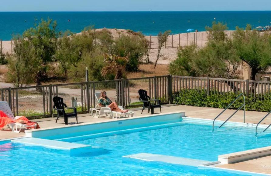 Les Pieds Dans L'Eau A Palavas ! Mer A 50 M ! Mhome 6 Pers Climatise T Confort Camping 4 Etoiles Extérieur photo